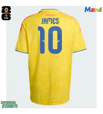 Colombia James Rodriguez #10 Replika Hjemmebanetrøje VM 2026 Kortærmet